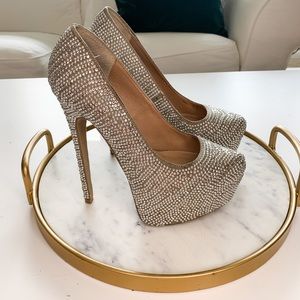 CRYSTAL STEVE MADDEN HEELS